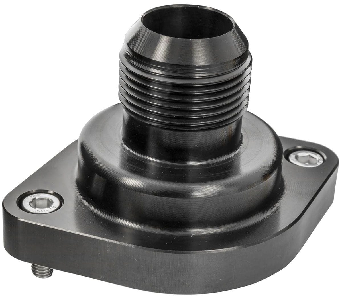 BILLET Suit GM LS Series, -16AN Billet Specialties Thermostat Housing - Black BSBLK90900 SR