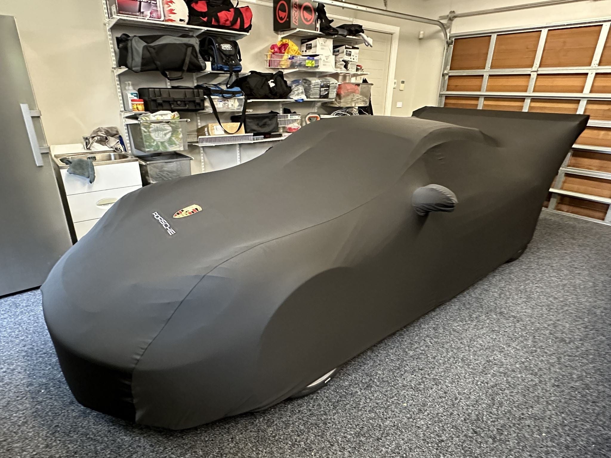 Boosted Kiwi Boosted Kiwi Black / Porsche / Standard 2018 Porsche GT3 991.2 Cup Car Custom Fit Indoor Car Cover (2018) SR