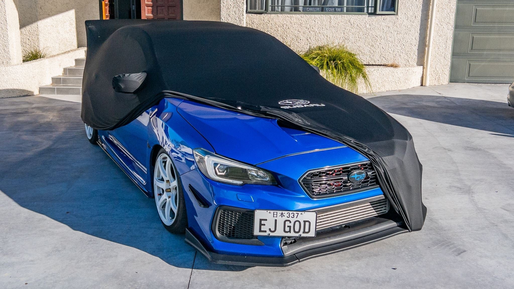 Boosted Kiwi Boosted Kiwi Black / Subaru / Standard Subaru Impreza / WRX / STI VA Custom Fit Indoor Car Cover SR