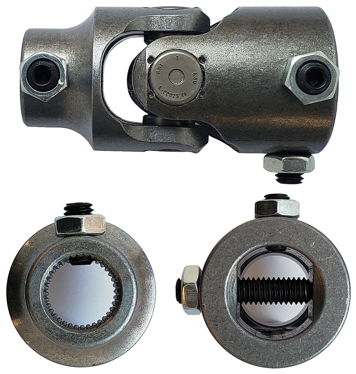 BORGESON 3/4"-36 x 1"DD - Spline x DD Borgeson Borgeson Steel Single Needle Bearing Universal Joint BOR013452 SR