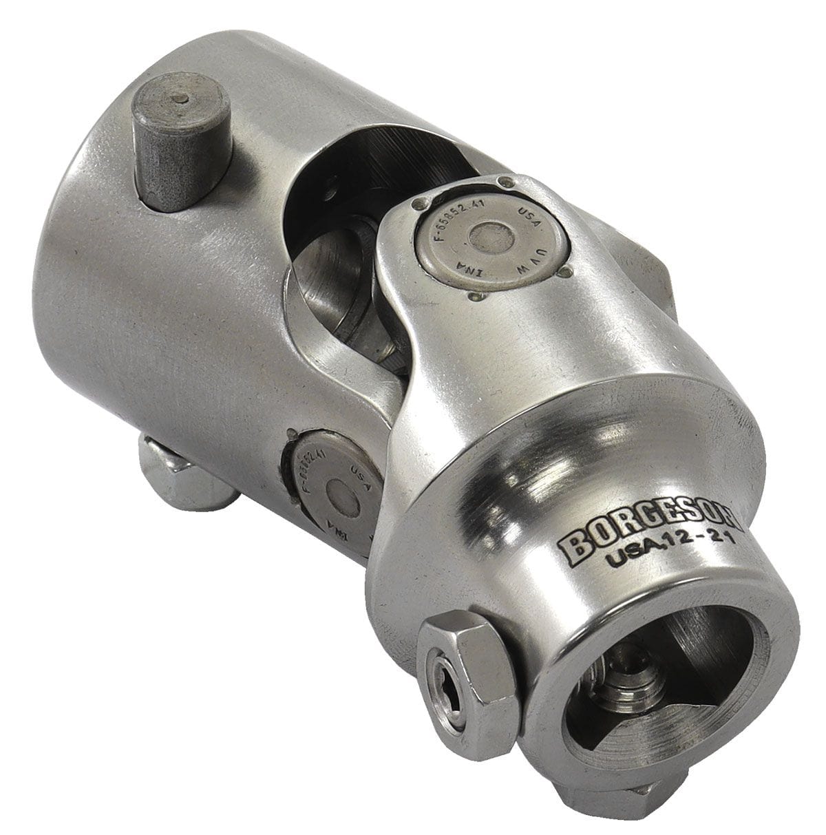 BORGESON 3/4"DD x 9/16" Including Cotter Pin Borgeson Borgeson Polished Stainless Steel Universal Joint for Holden Torana BOR124979 SR