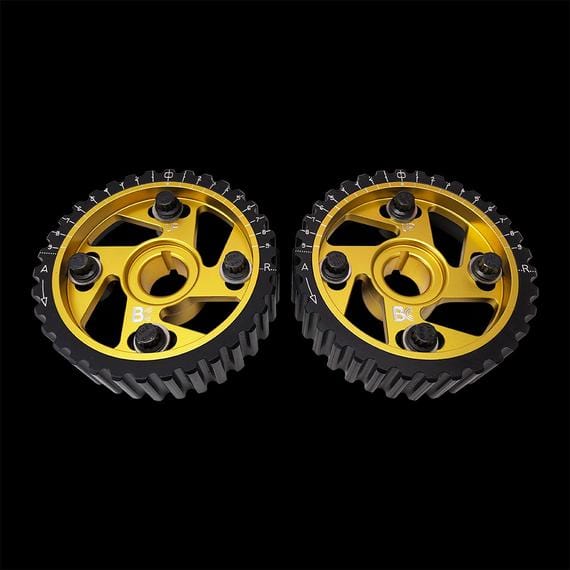 Brian Crower Brian Crower Adjustable Cam Gears Gold B16A2 B18C B18A B18B B20B B20Z H23 BC8801 SR