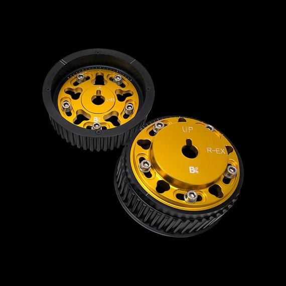 Brian Crower Brian Crower ADJUSTABLE CAM GEARS w/Stainless Steel Fasteners - Gold (Subaru EJ205 - WRX / EJ257 - STi) - Set/2 BC8860-EX SR