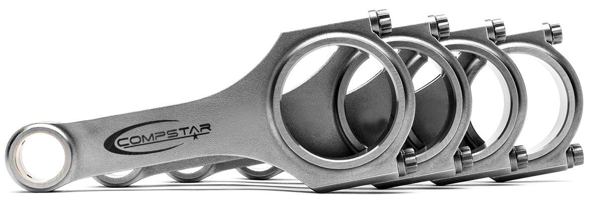 CALLIES Suit Big Block Chevy 2.200" Pin, 0.990" Small End Callies Callies Compstar Series H-Beam Conrod Set - 6.385" Length with ARP L19 Bolts CAC SR