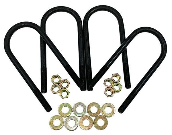 CALVERT Set of 4 Calvert Racing Round U-Bolts with Nuts & Washers, 2.50" x 6" Long CTUR250X60 SR