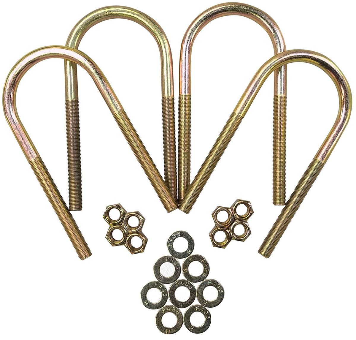 CALVERT Suit 3.00" O.D Tube x 7" Long (Set of Calvert Racing Round U-Bolts CTUR300X70 SR