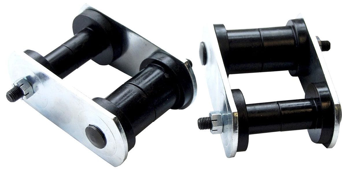CALVERT Suit GM With Calvert Mono Spring, With 9/16" Bolt (Pair) Calvert Racing Leaf Spring Shackles CTSH-325X562 SR