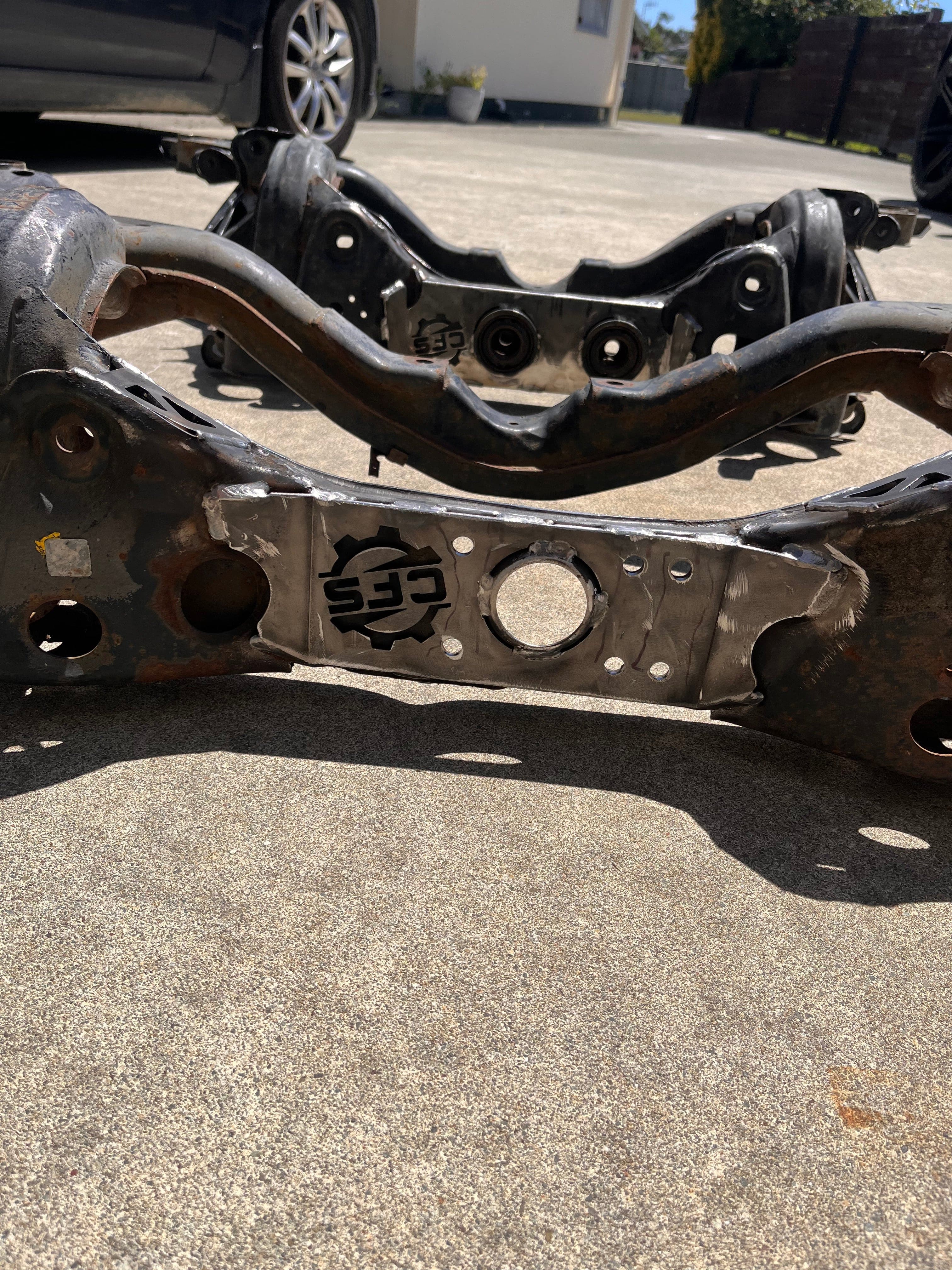 Central Fab Solutions Nissan 4 Bolt Subframe Reinforcement Kit SR