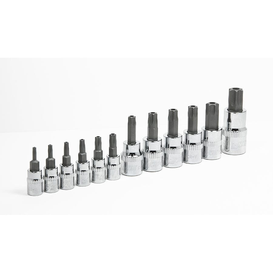 Chicane Tools HEX KEYS 12 PIECE TAMPER PROOF TORX BITS SOCKET SET SR