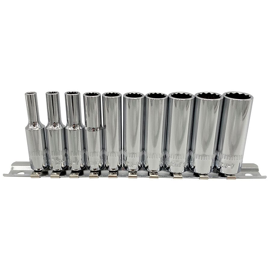 Chicane Tools SOCKET SETS 10 PIECE 1/4" DR METRIC DEEP SOCKET SET SR