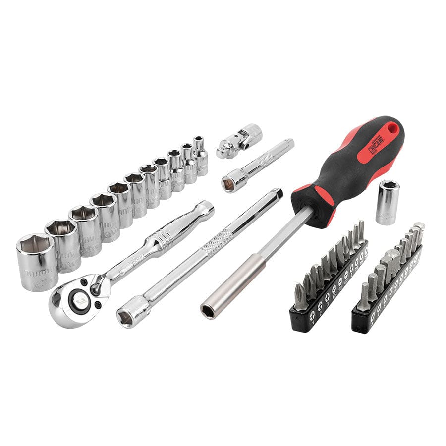 Chicane Tools SOCKET SETS 37 PIECE 1/4" DR. SOCKET AND BIT SET SR