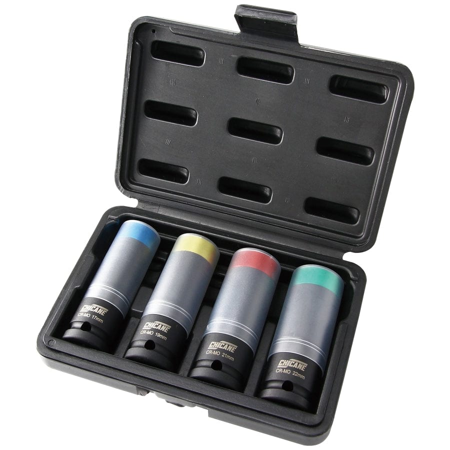 Chicane Tools SOCKET SETS 4PC 1/2IN DR. WHEEL NUT SOCKET SET SR