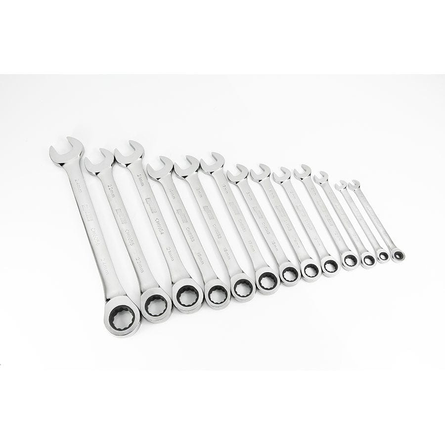 Chicane Tools SPANNERS 13 PIECE METRIC RATCHET SPANNER SET SR