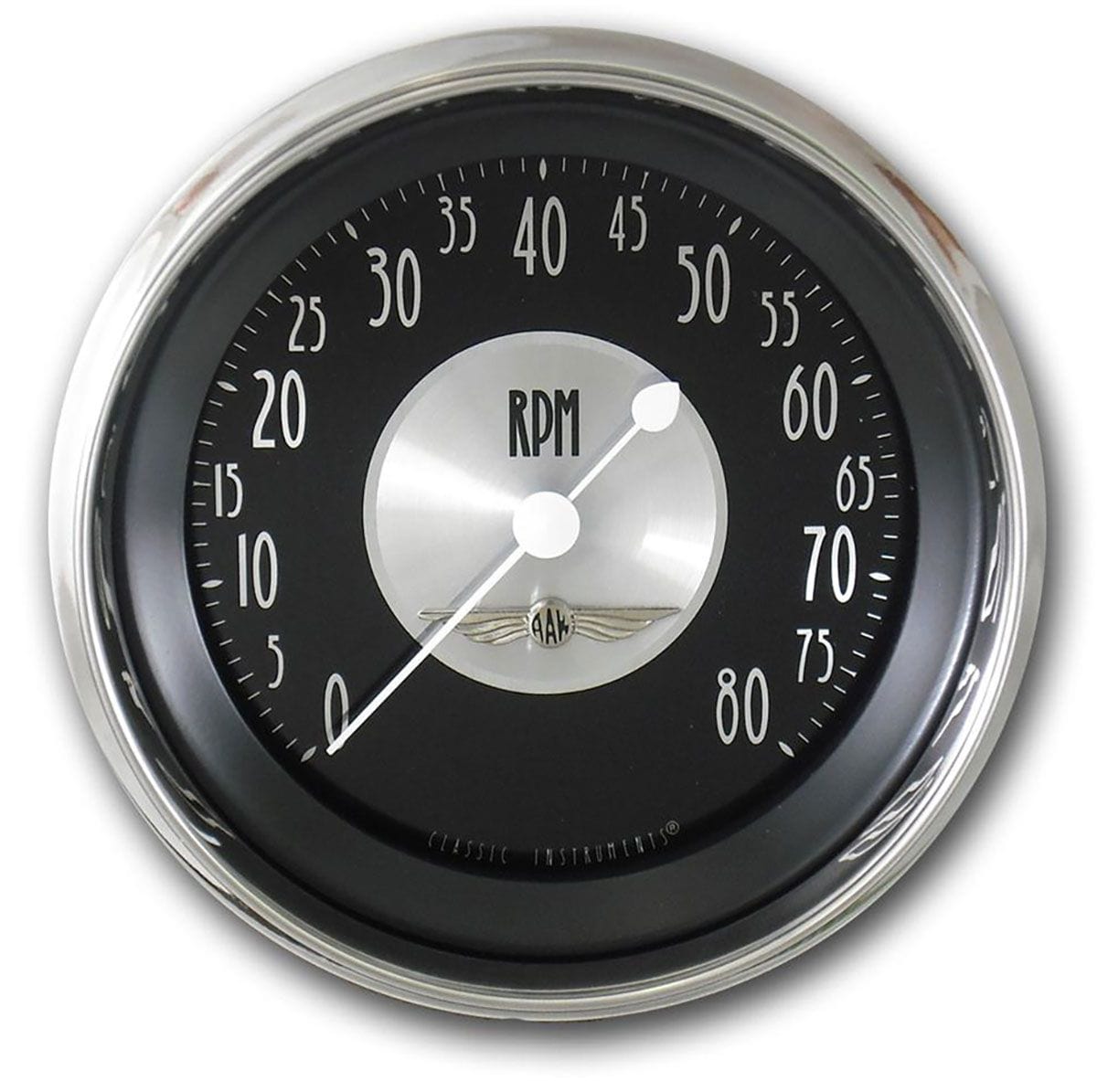 CLASSIC Classic All American Tradition 3-3/8 Tacho With High Step S/S Bezel CIAT80SHC SR