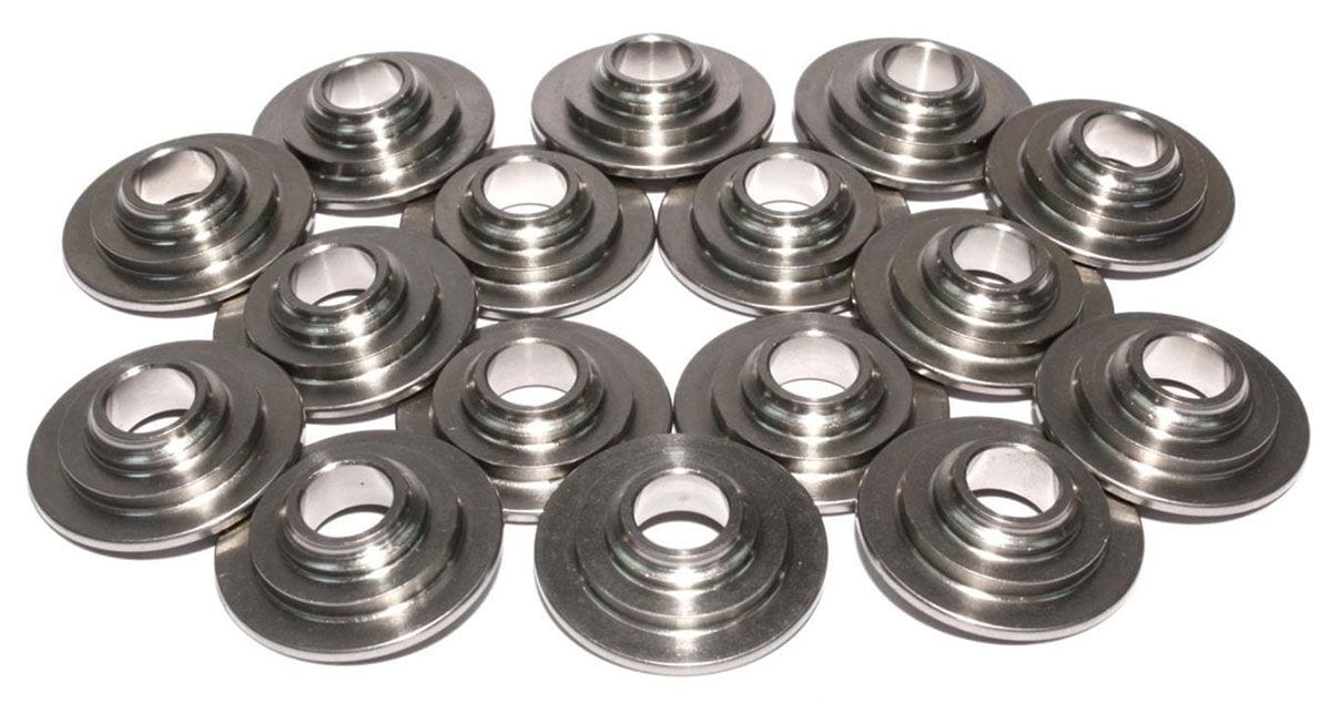 COMP Suit 1.437"-1.500" Valve Spring Dia with a 10° Lock Angle COMP Cams Titanium Retainer For Double Spring CO718-16 SR