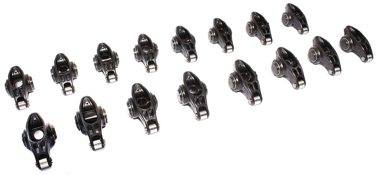 COMP Suit BB Chev 348-409 "W-Head" COMP Cams Ultra Pro Magnum Roller Rocker Arms 3/8" Stud Dia, 1.7 Ratio CO1629-16 SR