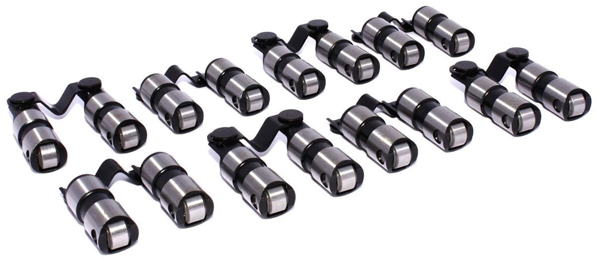 COMP Suit Chrysler 273 - 360, Early Model Blocks with Flat Tappet Cam COMP Cams Hydraulic Retro Fit Roller Lifters CO8920-16 SR