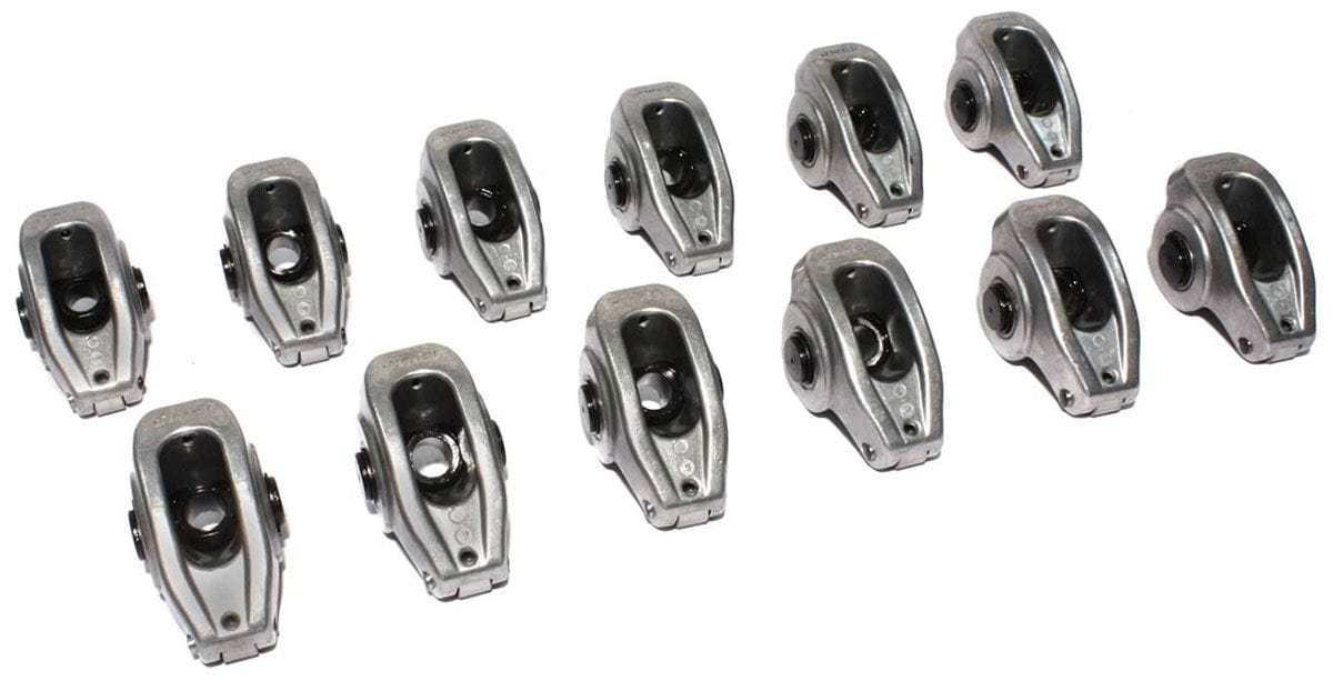 COMP Suit Ford 289, 302 & 351W COMP Cams High Energy Die Cast Aluminium Roller Rocker Arms 3/8" Stud Dia, 1.6 Ratio CO170 SR