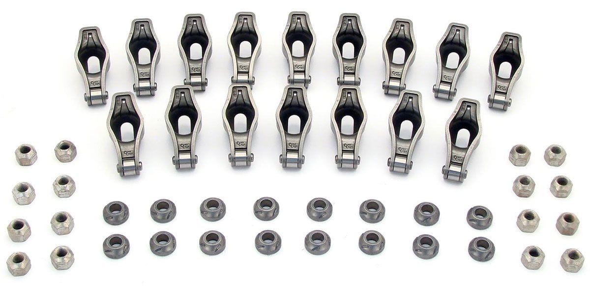 COMP Suit Ford 289 - 351W (Rail Type) 1968 - 89 COMP Cams Magnum Roller Rocker Arms 3/8" Stud Dia, 1.6 Ratio (16) CO1431-16 SR