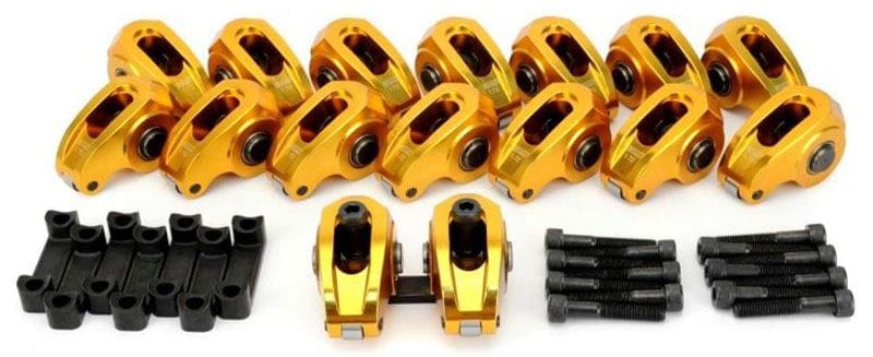 COMP Suit GM LS3/L99/L76/L92 Rectangle Port Heads COMP Cams Ultra-Gold Roller Rocker - Bolt-On, 1.72 Ratio CO19028-16 SR