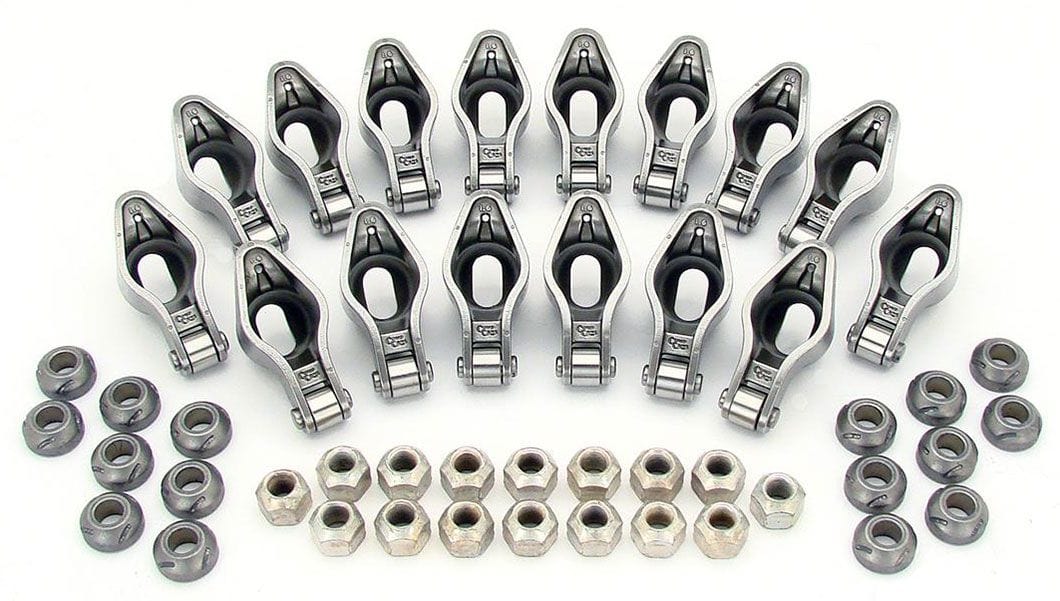 COMP Suit SB Chev 1988 & Later With Self Aligning Rockers COMP Cams Magnum Roller Rocker Arms 3/8", 1.6 Ratio CO1418-16 SR