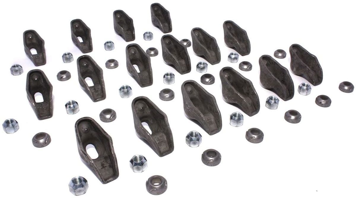 COMP Suit SB Chev With 3/8" Stud, 1.5 Ratio, Long Slot COMP Cams High Energy steel Roacker Arms CO1212-16 SR