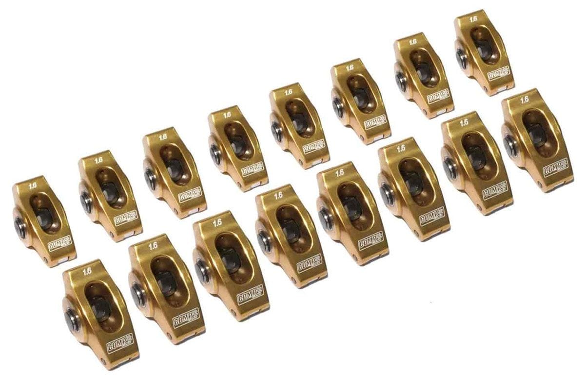 COMP Suit Small Block Chev COMP Cams Ultra-Gold Roller Rocker 3/8", 1.6 Ratio CO19002-16 SR