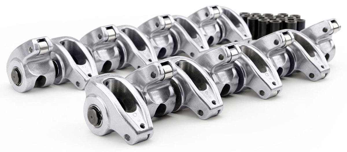 COMP Suit Small Block Chevy 265 - 400 COMP Cams High Energy Die Cast Aluminium Roller Rocker Arms 3/8" Stud Dia, 1.5 Ratio CO170 SR