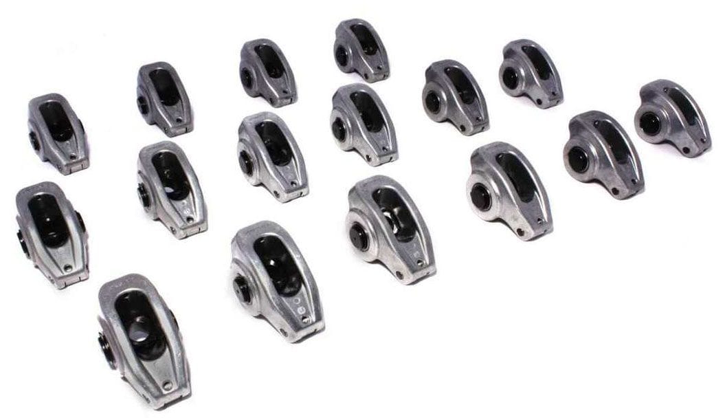 COMP Suit Small Block Chevy 265 - 400 COMP Cams High Energy Die Cast Aluminium Roller Rocker Arms 7/16" Stud Dia, 1.6 Ratio CO17 SR