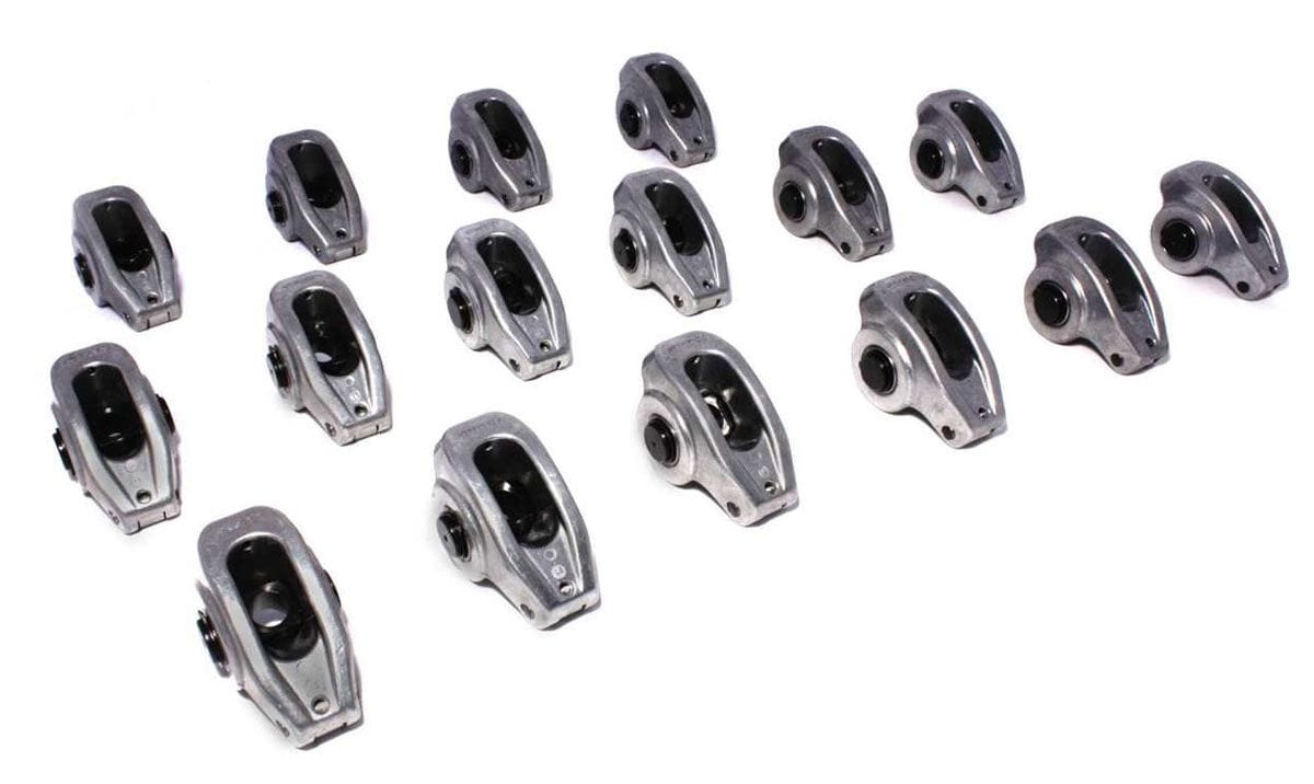 COMP Suit Small Block Chevy 265 - 401 COMP Cams High Energy Die Cast Aluminium Roller Rocker Arms 3/8" Stud Dia, 1.6 Ratio CO170 SR