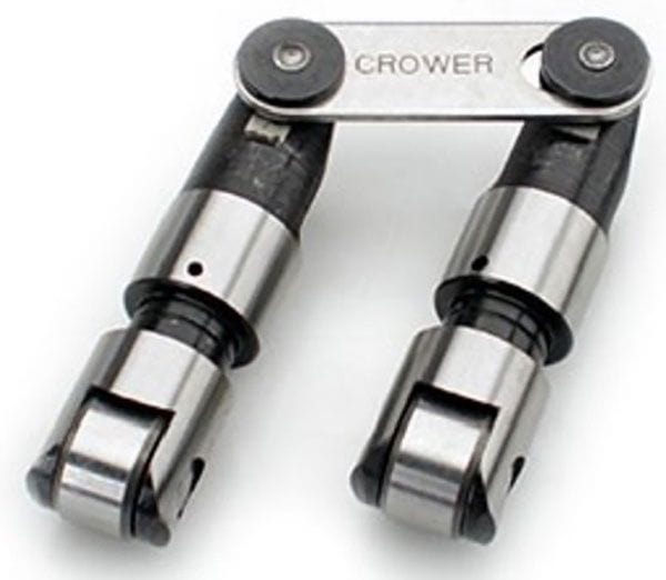 CROWER Suit Ford 289-302-351 Windsor With High Pressure Pin Oiling Crower Severe-Duty Cutaway O/size Body Solid Roller Lifters .903" dia./.812" Bearing C6 SR