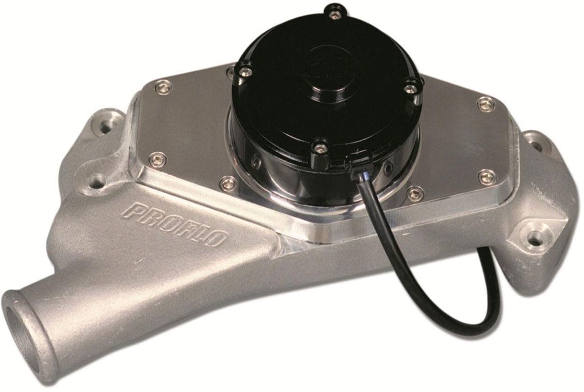 CVR Big Block Chevy - Clear Anodised Face CVR Cast Proflo Maximum Electric Water Pump - 60 GPM CVR7554 SR