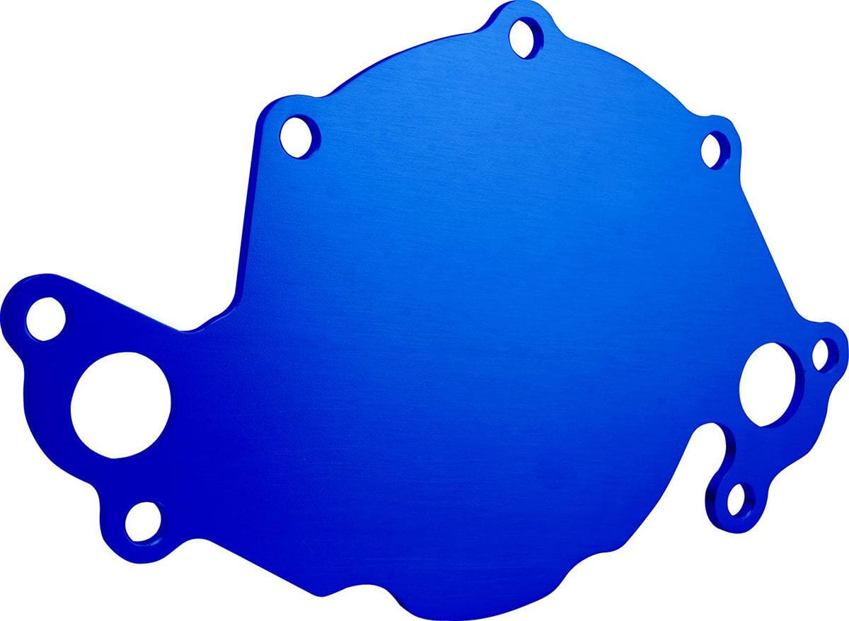 CVR Ford Windsor CVR Water Pump Back Plate - Blue CVR65022BL SR