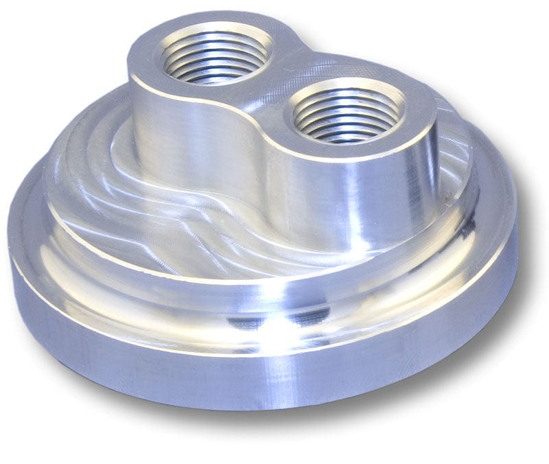 CVR Suit 1968+ Small & Big Block Chevy, T6-6061 billet aluminium CVR Oil Filter Bypass Adapter CVROFB67 SR