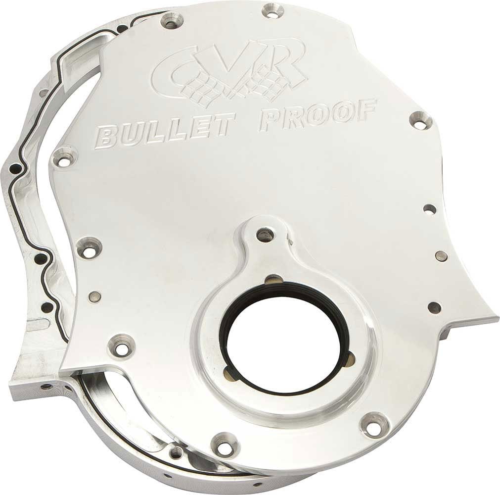 CVR Suit Big Block Chevy CVR 2 Piece Billet Timing Cover - Clear CVRTC2454CL SR
