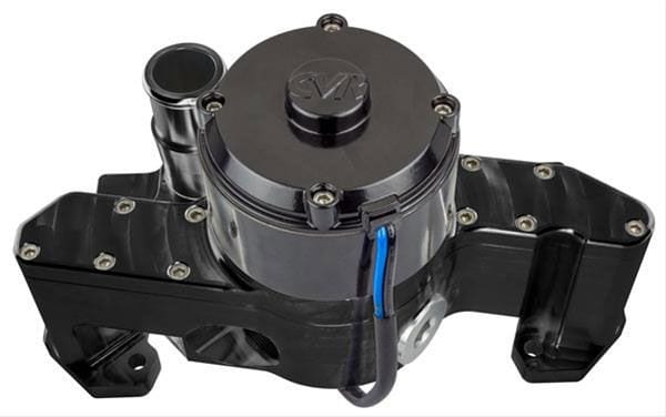 CVR Suit Chev LS, Black Anodised CVR Proflo Extreme 55 GPM Electric Water Pump CVR8400BK SR