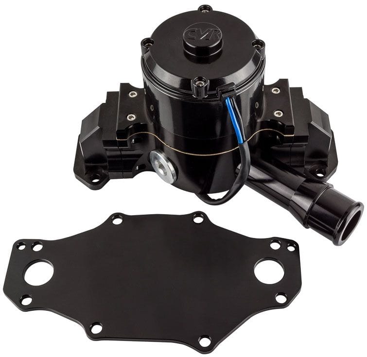 CVR Suit Holden 253-308, Black Anodised CVR Proflo Extreme 55 GPM Electric Water Pump CVR8508BK SR