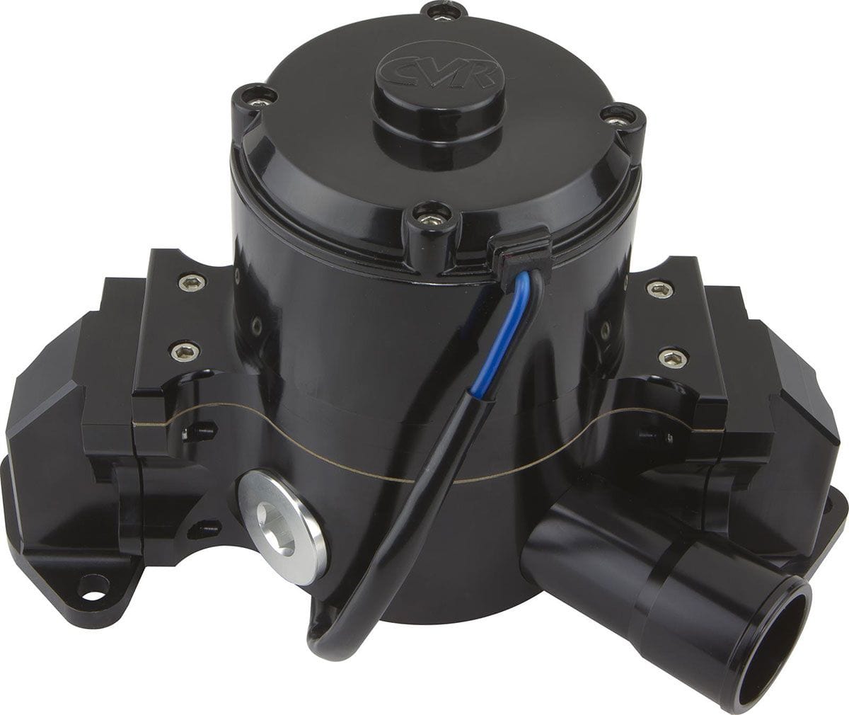 CVR Suit SBF 289/302/351, Black Anodised CVR Proflo Extreme 55 GPM Electric Water Pump CVR8502BK SR