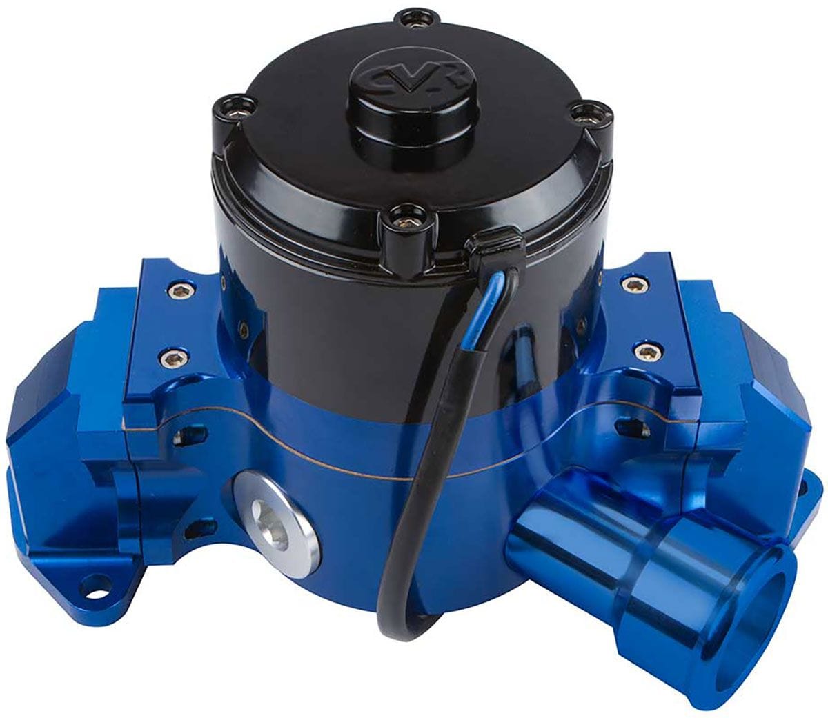 CVR Suit SBF 289/302/351, Blue Anodised CVR Proflo Extreme 55 GPM Electric Water Pump CVR8502BL SR
