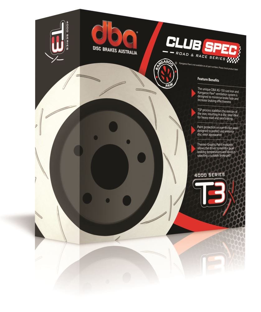 DBA Brakes Disc Rotors DBA 4000 T3 Slot KP Front Disc Brake Rotors Nissan Navara D23 15-17 (DBA42332S) SR