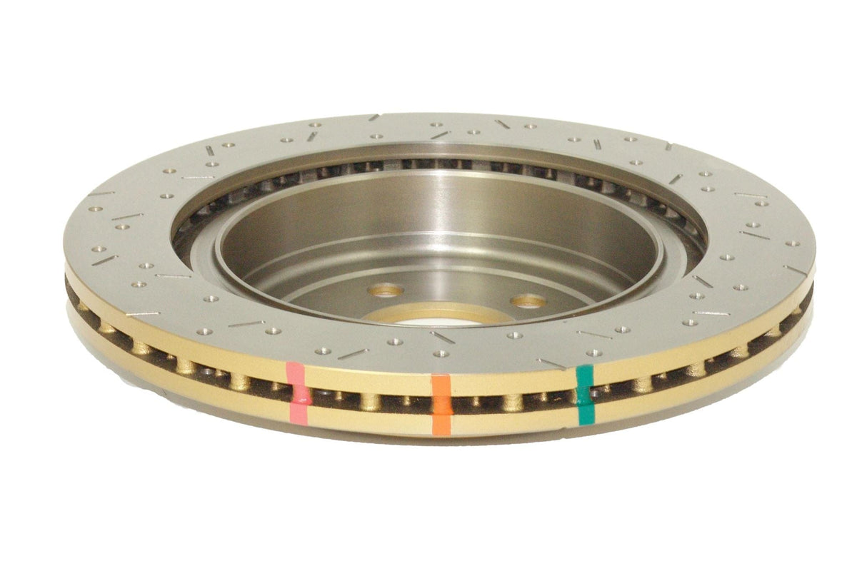 DBA Brakes Disc Rotors DBA 4000 XS KP Rear Disc Brake Rotors FPV FG/BF/BA + Territory Crossdrilled/slotted (DBA42108XS) SR