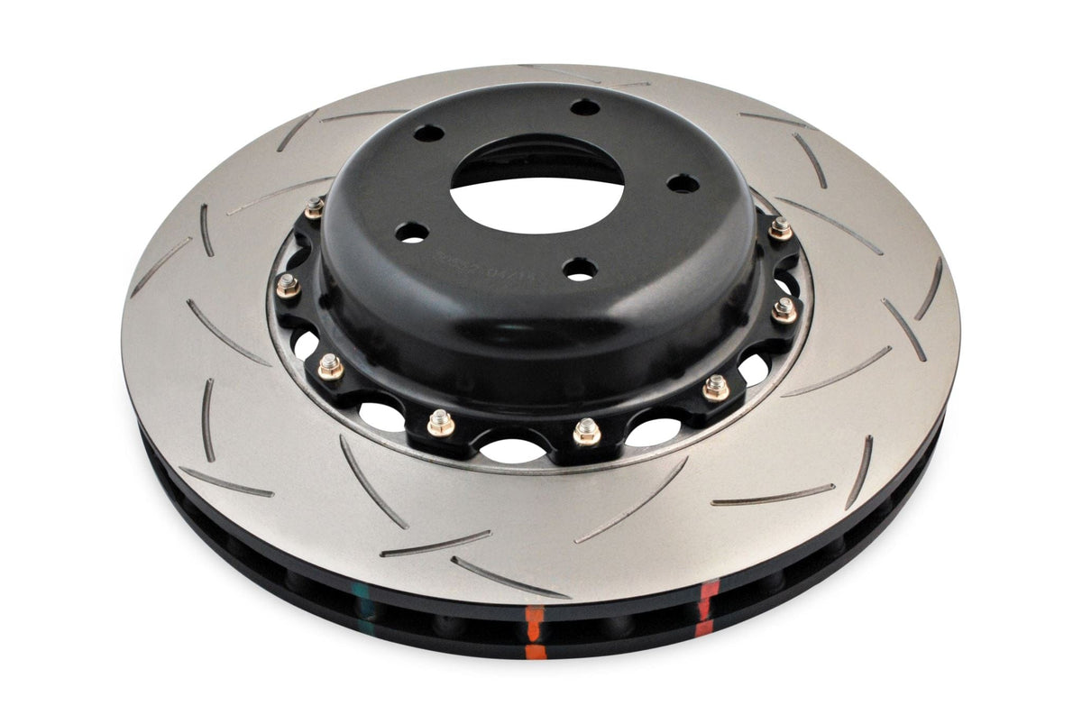 DBA Brakes Disc Rotors DBA T3 Slot KP Front Disc Brake Rotors HSV Senator VZ 05-06 5000 2-piece Black Hat (DBA52024BLKS) SR