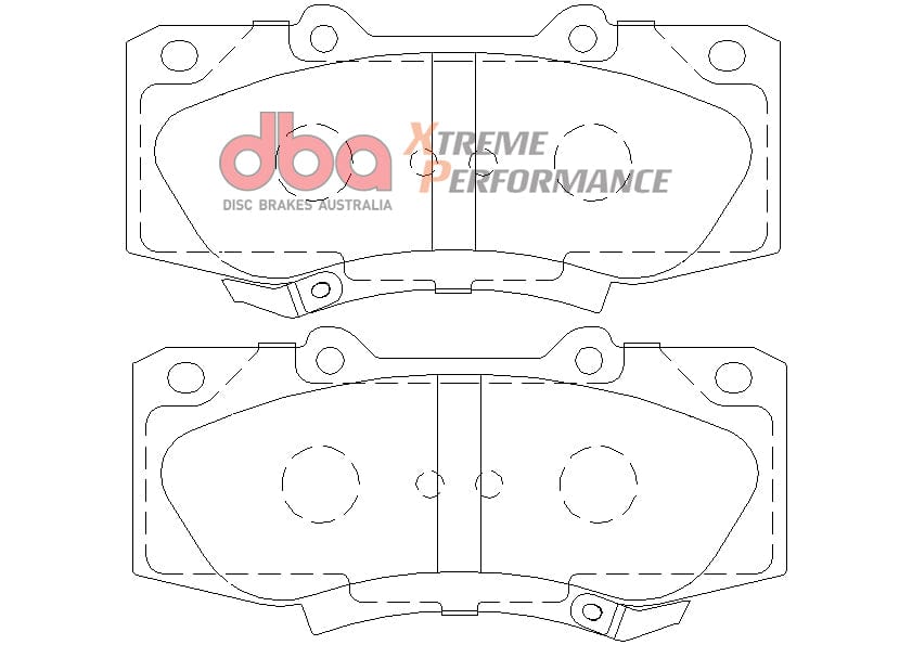DBA Drum Brake Pad to suit Toyota Hi Lux 11- XP PERFORMANCE Front DBA SR