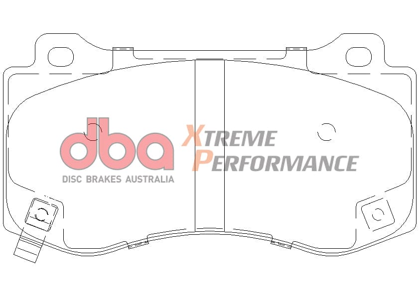 DBA Drum Chrysler 300C SRT8 XP PERFORMANCE Front DBA Brake Pad SR