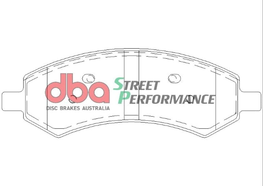 DBA Drum Dodge Dakota / Ram SP PERFORMANCE Front DBA Brake Pad SR