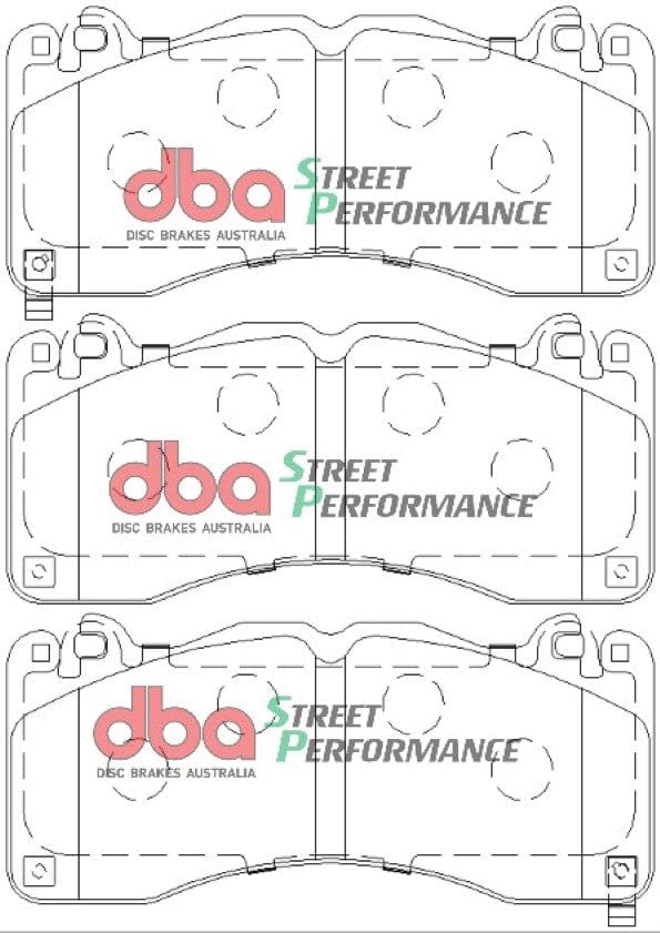 DBA Drum Ford Australia Mustang FM/FN 15-18 DBA SP PERFORMANCE Front Brake Pad SR