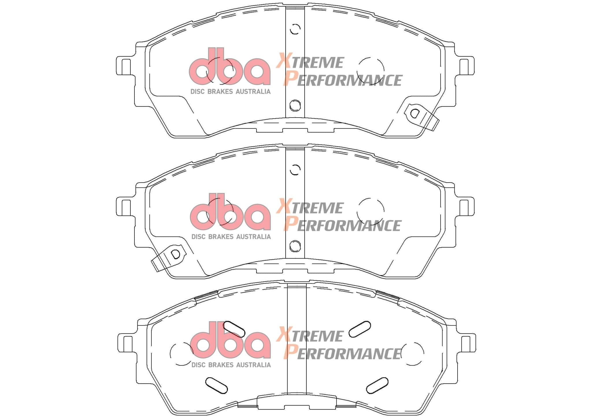 DBA Drum Ford Everest 7/ 15- XP PERFORMANCE Front DBA Brake Pad SR