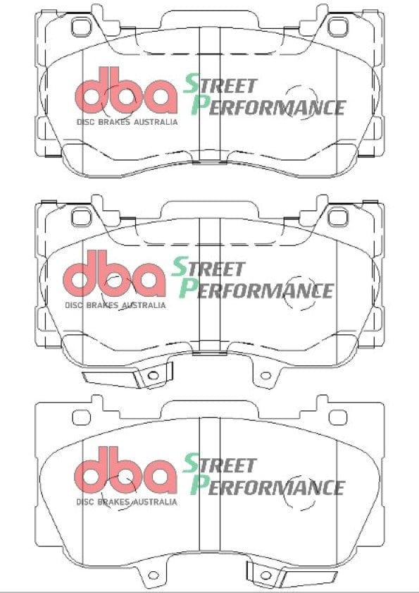 DBA Drum Ford Mustang 2015 4 Piston SP PERFORMANCE Front DBA Brake Pad SR