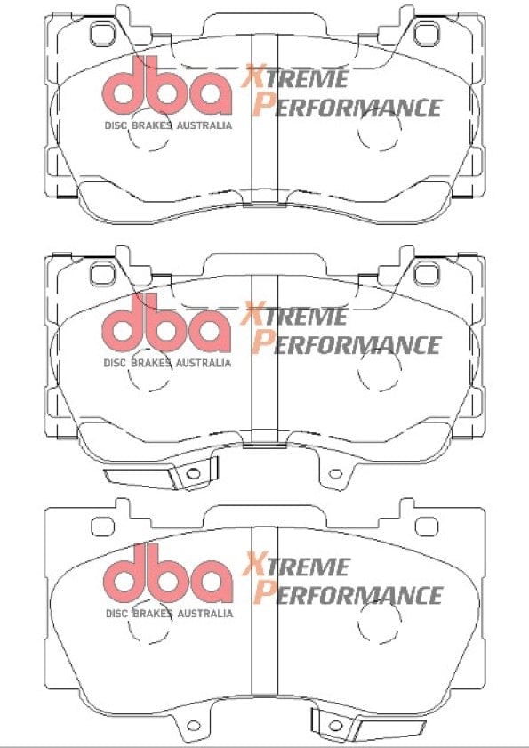 DBA Drum Ford Mustang 2015 4 Piston XP PERFORMANCE Front DBA Brake Pad SR