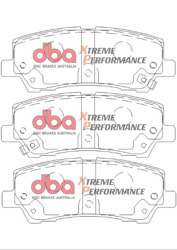 DBA Drum Ford Mustang 2015 Single Piston XP PERFORMANCE Rear DBA Brake Pad SR